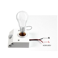 E27 infrarouge corps humain interrupteur à induction lampe à LED ampoule douille de base E27 PIR détecteur de mouvement capteur automatique support de lumière murale