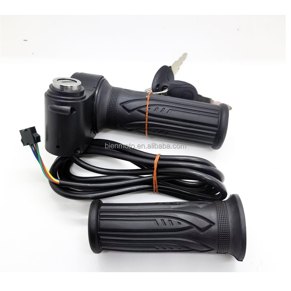 12 В 24 в 36 в 48 в 60 в 72 в Запчасти Электрический велосипедный захват поворотный акселератор дроссельной заслонки электровелосипеда аксессуары для электровелосипеда