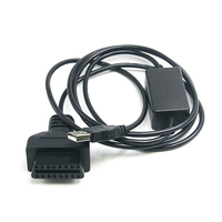 Câble adaptateur OBD J1962 USB 5V vers 12V, câble d'alimentation OBDII pour diagnostic automobile, convertisseur GPS, 100 cm