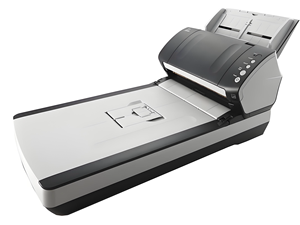 후지쯔 Fi-7280 USB 문서 스캐너 CIS 엘리먼트 광학 ADF 화이트 A4 1년 보증 재고 카톤 휴대용 600X600dpi SDK - Product Image 4