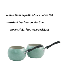 Olla para Leche/Café <span class=keywords><strong>de</strong></span> Aluminio Prensado con Revestimiento Antiadherente <span class=keywords><strong>de</strong></span> Cerámica/Mármol, Accesorios <span class=keywords><strong>de</strong></span> Cocina, Cacerola para Salsas, Cafetera Turca - Product Image 3