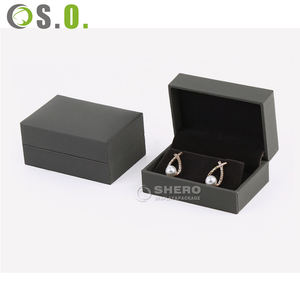 Boîte à bijoux de luxe noire pour collier, bracelet, boucles d'oreilles et bague, ensemble de bijoux, boîte personnalisée avec logo, boîte à bijoux haut de gamme - Product Image 3