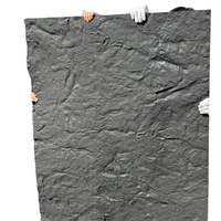 Carreau de céramique doux de placage de roche de montagne noire panneau mural en pierre de Massif Flexible moderne pour la décoration extérieure extérieure d'hôtel
