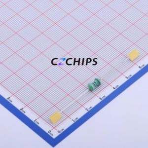AL0510-100K Color Ring / Through-Hole Inductor Through hole Component (THT),D5xL10.5mm 10uH 10% 126mA 450mOhm - Product Image 1