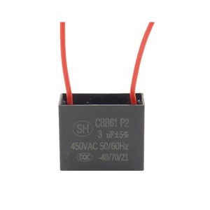 ตัวเก็บประจุ Linghui Cbb61 3uF 450VAC 50/60Hz สำหรับพัดลมดูดควัน - Product Image 1
