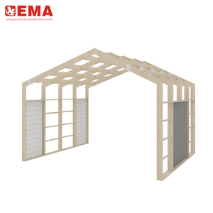 Jardin d'enfants Jouets <span class=keywords><strong>pour</strong></span> enfants Meubles <span class=keywords><strong>en</strong></span> <span class=keywords><strong>bois</strong></span> <span class=keywords><strong>pour</strong></span> bébés Assemblage Combinaison présentoirs casier de classe professionnel - Product Image 4