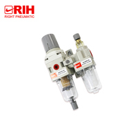 AC2010/3010 processeur de source d'air filtre de régulation de pression séparateur huile-eau composant binaire pneumatique