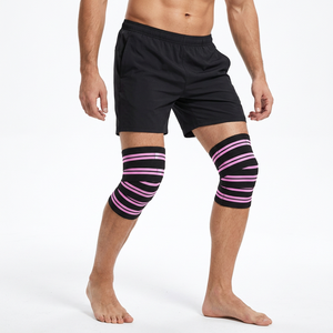 Bandes de soutien pour genoux de musculation, respirantes, très résistantes, antidérapantes, soulagement de la douleur, emballage personnalisé, best-seller - Product Image 1