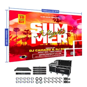 Desempenho estável Grande Palco Led Display P2.6mm P2.9mm P3.9mm Alta Pixel Outdoor Indoor Video Wall Screen Para Festival De Música