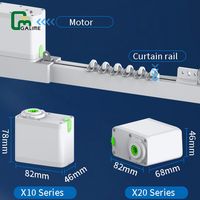 Motor para Cortinas MINI, Cortinas Automáticas Motorizadas, Sistema de Cortinas Inteligentes, Motor Tuya para Uso Doméstico y Hotelero