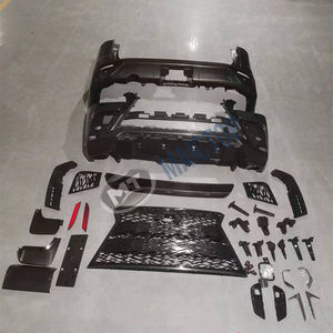Maictop accesorios de coche Facelift parachoques parrilla Bodykit para Land Cruiser LC300 2022 actualización a <span class=keywords><strong>Lexus</strong></span> LX600 - Product Image 4