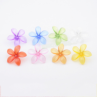 Grande fleur de noix de coco résine acrylique lustre en plastique applique pétale fleur bijoux éclairage lampe accessoires