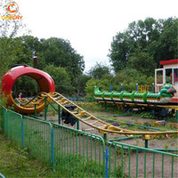 Manège de parc d'attractions extérieur personnalisé, mini-montagnes russes pour enfants, qualité commerciale