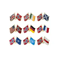 Norvegia e regno unito irlanda scozia blu stati uniti germania francia Nato nazione unita bandiera spilla spilla distintivo spilla spille distintivi