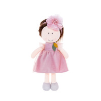 Poupée en tissu personnalisée, princesse mignonne aux cheveux désordonnés, en peluche courte, rembourrage en coton PP, jouet en peluche pour petite fille de 4 à 6 ans, cadeau pour la fête des enfants