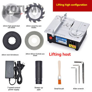 Mini Sierra <span class=keywords><strong>de</strong></span> banco para carpintería, modelo DIY, herramienta <span class=keywords><strong>de</strong></span> <span class=keywords><strong>corte</strong></span> para manualidades con altura ajustable - Product Image 4