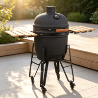 SEB KAMADO Kamado-Grill-Hersteller CE BSCI ISO 9001 Keramik-Holzkohle-BBQ-Smoker für Garten und Outdoor OEM ODM