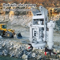 Pompe à boue hydraulique robuste pour excavatrice, idéale pour le dragage de sable de rivière et les résidus miniers, avec agitateur à haute teneur en chrome