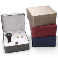 Boîte à montres de luxe personnalisée en gros avec logo, emballage de bijoux, présentoir à bijoux, boîte cadeau pour femme pour bague, boucles d'oreilles, collier