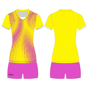 Uniformes de volley-ball unisexes pour adultes 2025, impression personnalisée par sublimation, 100% polyester 180g, vêtements de sport en gros, jersey de haute qualité - Product Image 1