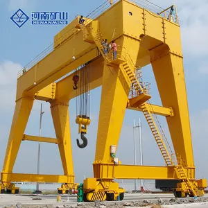 Guindaste de pórtico elétrico de 150 toneladas com viga dupla para serviço pesado
