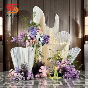 Supporto ad Arco Liscio a Forma di S Viola Scuro per Fondali di Eventi, Decorazioni per Matrimoni e Palcoscenici - Product Image 2