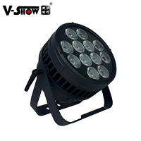 VSHOW WP1220 Lumière extérieure LED par 12PCS 20W RGBWAUV 6in1 IP65 Lumière de scène LED par étanche
