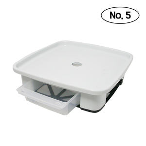 Plafarm JWPL0081 Ensemble de soucoupes carrées écologiques pour plantes, avec bac de récupération d'eau en plastique, pour pots de fleurs et support de plantes, base de sol anti-goutte - Product Image 6