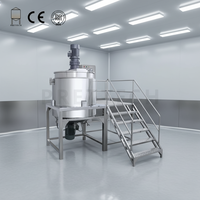 Réservoir mélangeur de savon liquide en acier inoxydable de capacité personnalisée réservoir d'agitation avec contrôle automatisé
