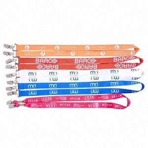 Lanières personnalisées imprimées par sublimation avec logo, badges d'identification, lanières - Product Image 2