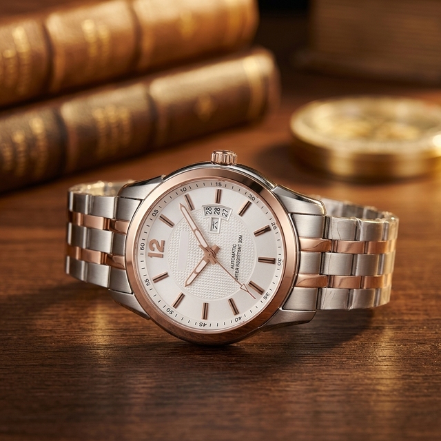 Hot Selling Automatic Mechanical Water Resistant Stainless Steel Pointer Dial Lady's Watch