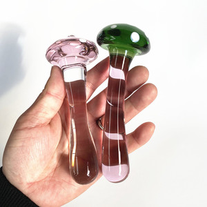 Mushroom Glass Dildos for Men Women Couples Adult Erotic Products Butt Plug Dilator Anal Plug Sex Toys Masturbators Mushroom Glass Dildos for Men Women Couples Adult Erotic Products Butt Plug Dilator Anal Plug Sex Toys Masturbators