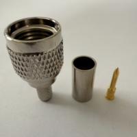 Conector Coaxial RF Mini-UHF-J3, Conector Macho UHF para Cable RG142 RG58