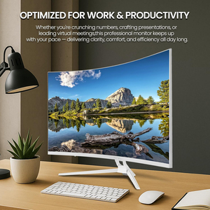 Moniteurs LCD incurvés sans bordure professionnels 4K 5K 8K pour le gaming, 19, 24, 27, 32 pouces, IP65, pas de pixel de 10 mm, pour les magasins de détail - Product Image 5