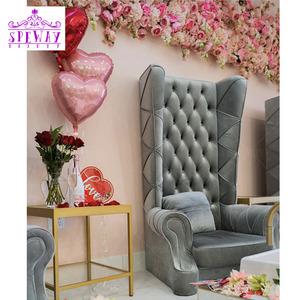 Fabrik heiß beliebtesten grauen Salon mit hoher Rückenlehne Queen Stühle King Spa Pediküre Stühle mit automatischem Füll wassersystem - Product Image 3