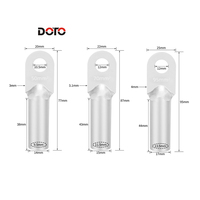 Connecteur de câble en aluminium série DL, borne à sertir haute conductivité pour panneau de distribution de câbles électriques
