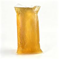 Adhésif d'emballage à haute résistance à l'adhérence, jaune clair, PSA, à base de colle thermofusible EVA, pour poignées de sacs fourre-tout et emballages de blocs, marque Jiechuang, Chine, Zhejiang