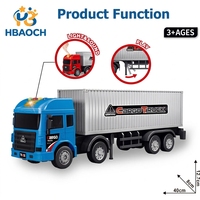 Vente flash : camion de transport à inertie à l'échelle 1:16 avec lumières et sons, grand modèle de camion de fret pour enfants, cadeau pour garçons de 3 ans et plus