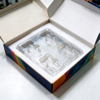 Blister Factory Processing Custom Plastic Tray PET PS for Consumer Electronic Components Turnover Protective Packaging