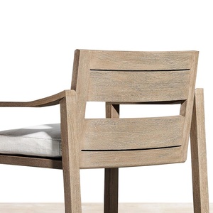 <span class=keywords><strong>Table</strong></span> <span class=keywords><strong>et</strong></span> <span class=keywords><strong>chaises</strong></span> d'extérieur en teck massif, durables, imperméables, anti-corrosion, design moderne, pour salon, cour, jardin, hôtel, villa - Product Image 4