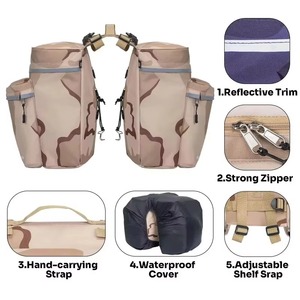 Échantillon gratuit : Nouveau design de sac de porte-bagages arrière pour vélo, sac de transport noir pour vélo, sac de voyage pour vélo en gros, sacoche de vélo, sac isotherme pas cher - Product Image 6