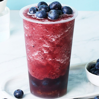 1.2kg Grosir U-pick Brand Jus Konsentrat Rasa Blueberry untuk Minuman Bubble Tea Sirup Buah Umur Simpan 12 Bulan