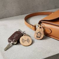 Tarjeta de Visita Premium RFID NFC 1K de Madera/Bambú, Mini Etiqueta Grabada con Láser, Impermeable, 13.56MHz, Tarjeta de Pago para Hoteles, WIFI, Oficinas