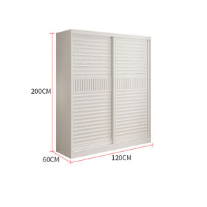 ตู้เสื้อผ้าที่เก็บเสื้อผ้าสไตล์ยุโรปตู้เสื้อผ้าเฟอร์นิเจอร์ไม้ประตูบานเลื่อนทันสมัยสำหรับห้องนอน - Product Image 3