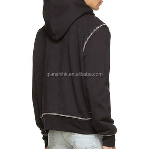 450 Gsm Heavyweight Hoodies Logo Personnalisé Sweats à Capuche de Luxe French Terry 100% Coton Personnalisé Imprimé Heavyweight Essentials Hoodie - Product Image 3