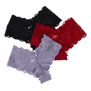 2023 donne pizzo Boyshort Sexy mutandine floreali S-L ragazze biancheria intima a vita bassa signore comode mutande Lingerie femminile - Product Image 2