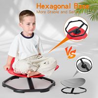 Chaise pivotante sensorielle LIYOU en métal et plastique pour enfants en bas âge et enfants d'âge préscolaire, jouet éducatif pour la maison et la garderie