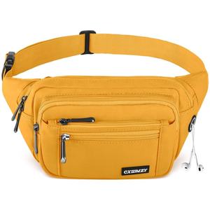 Free sample Men's Waterproof <b>Pouch</b> Fashion Custom Women's Chest Pack <b>Belt</b> Bag Waist Bag Polyester Waist Bags - Product Image 1