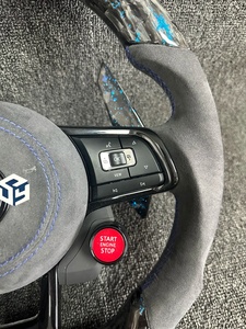Volante de Fibra de Carbono Compatible con Audi TT R8 TTS TTRS S3 8P MK2 MK3 B8 A3 A4 A5 A6 S1 <span class=keywords><strong>S2</strong></span> S5 RS3 RS4 RS5 RS6 RS7 C6 2008-2012 - Product Image 2