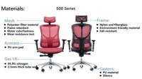 Chaise ergonomique en maille moderne magnifiquement confortable avec fonction tournante pour le bureau et d'autres scénarios